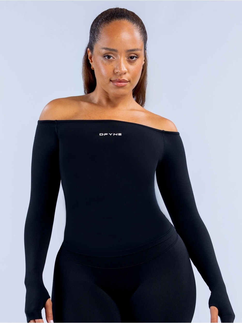 Vision long sleeve top - MIDNIGHT BLACK